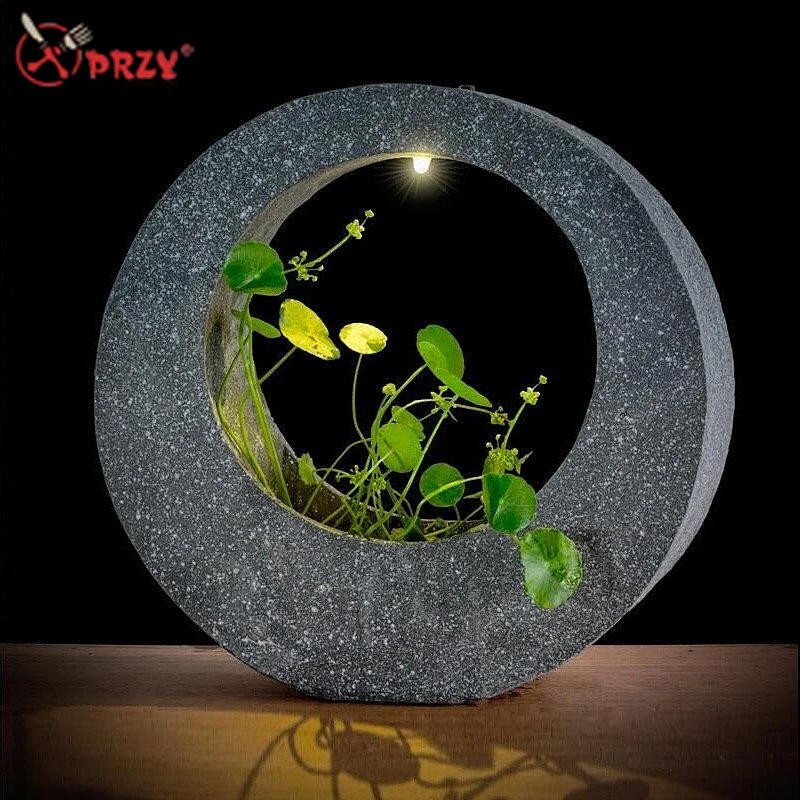 Simple geometric Nordic Resin flower pot Mold silicone creative Cement Solar Light decorations Molds