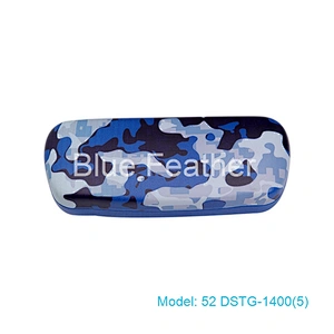 Unique Digital Printing Camouflage Pattern PU Glasses Cases for Unisex