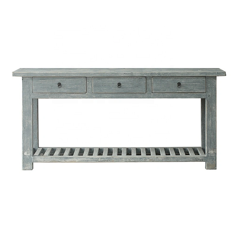 chinese antique rustic furniture elm bleached hall table