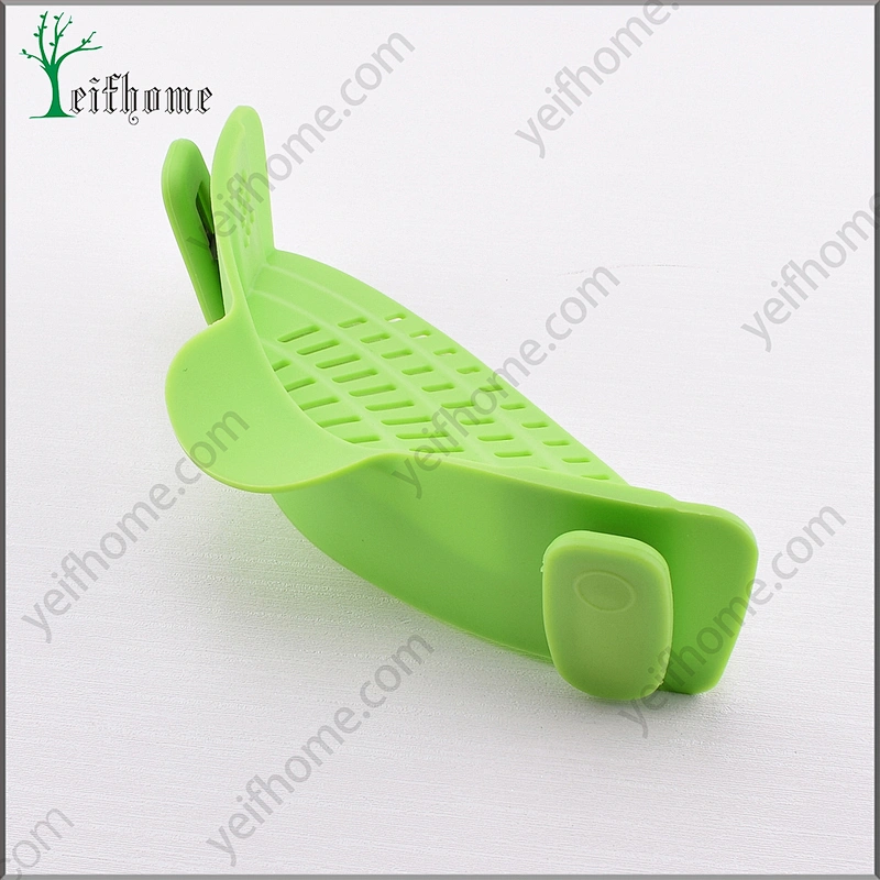 Silicon Clip-On Snap Pan Strainer Set For Draining Excess Liquid Clip Colander