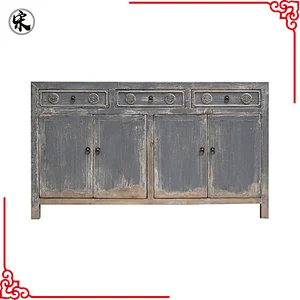 wholesale chinese antique reproduction drawer storage buffet cabinet furniture