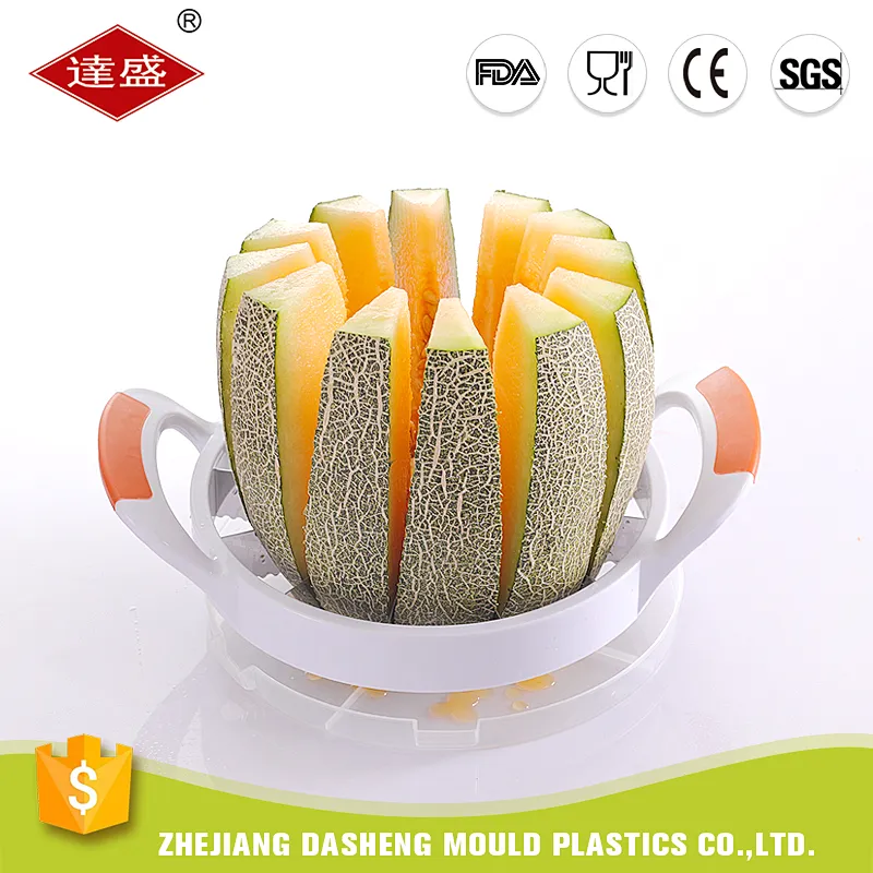 Top manufacturer cheap plastic stainless steel fruit tools melon cutter