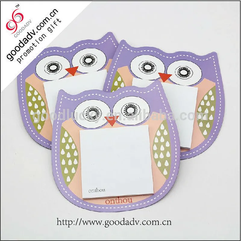 sticky memo pad/magnetic notepad/fridge magnet note pad