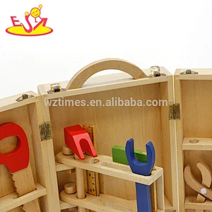Wholesale fashionable diy assemble wooden tools set toy for boys W03D008