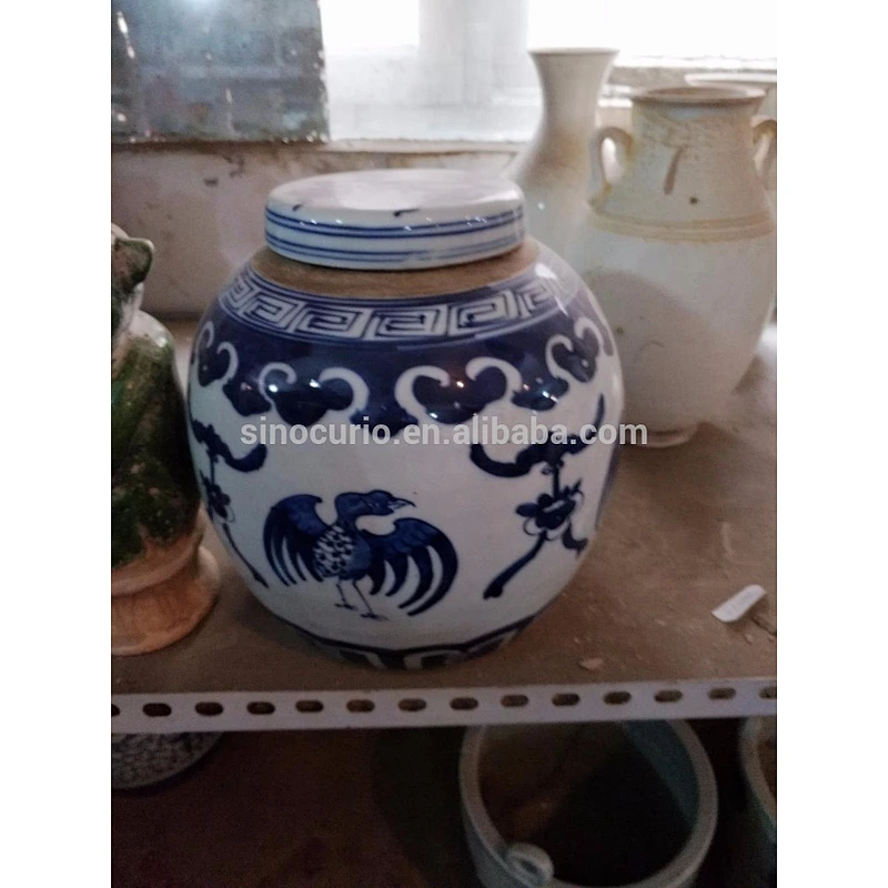 painting ceramic jar home accessory Chinese porcelain China import items decor for home