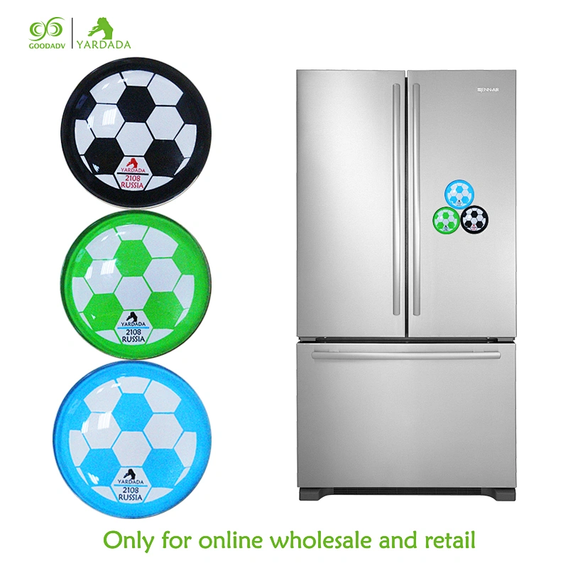 World cup design glass fridge decor, promotional gifts, 2018 fashion decor in stock