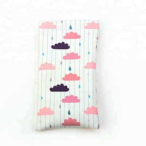 Clouds Printing Soft Sunglasses PU Pouch Glasses Pouch