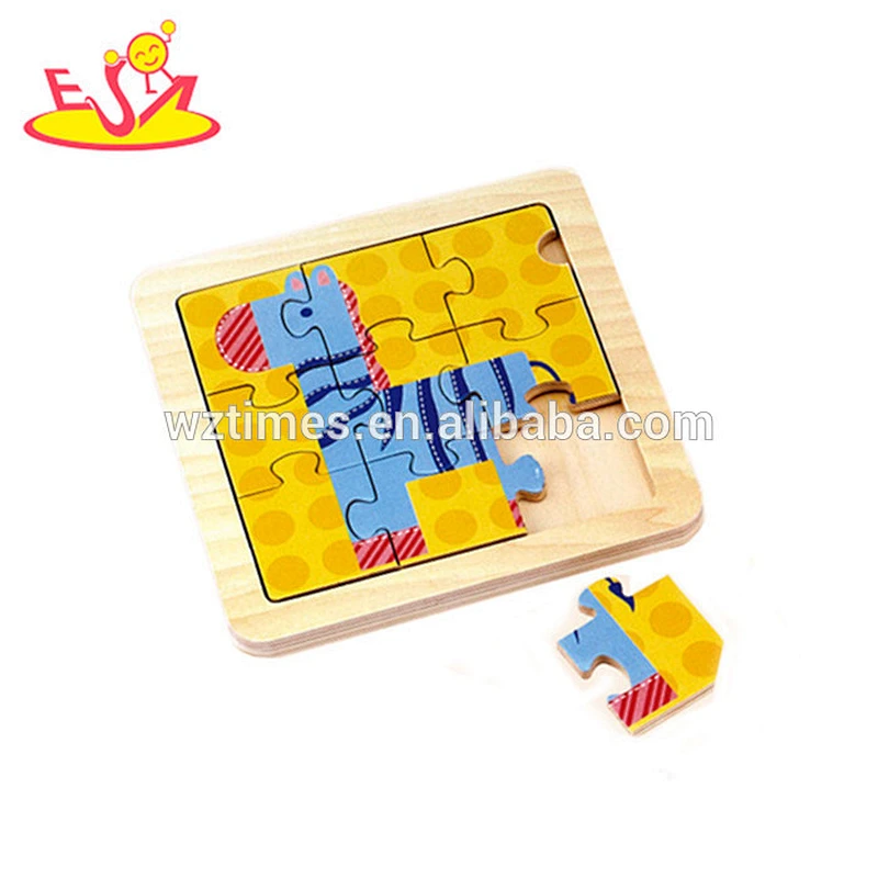 Wholesale teaching aid colorful wooden fish puzzle toy baby cute wooden fish puzzle toy W14C070