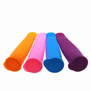Push Up Silicone Ice Lolly Cream Pop Maker Popsicle Mould Kitchen Kit Brand New