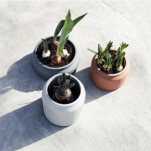S9187 European style concrete Pot mold Round flowerpot mold Nordic simple style cement flower pot molds
