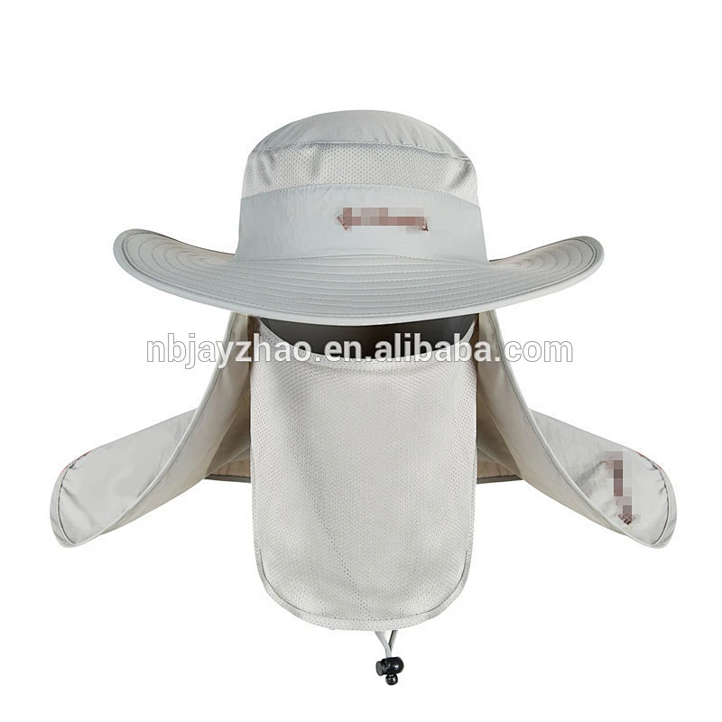 Waterproof Anti Uv Full Occlusion Fishing Hat, Outdoor Climbing Cap