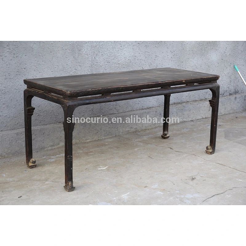 Chinese antique table dinning table set 6 chairs wholesale furniture china