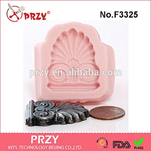 F3325 Silicone Mold Pillar Top Architecture Column Mold Perfect Mold for Wedding Cake Column Decorations Crafts