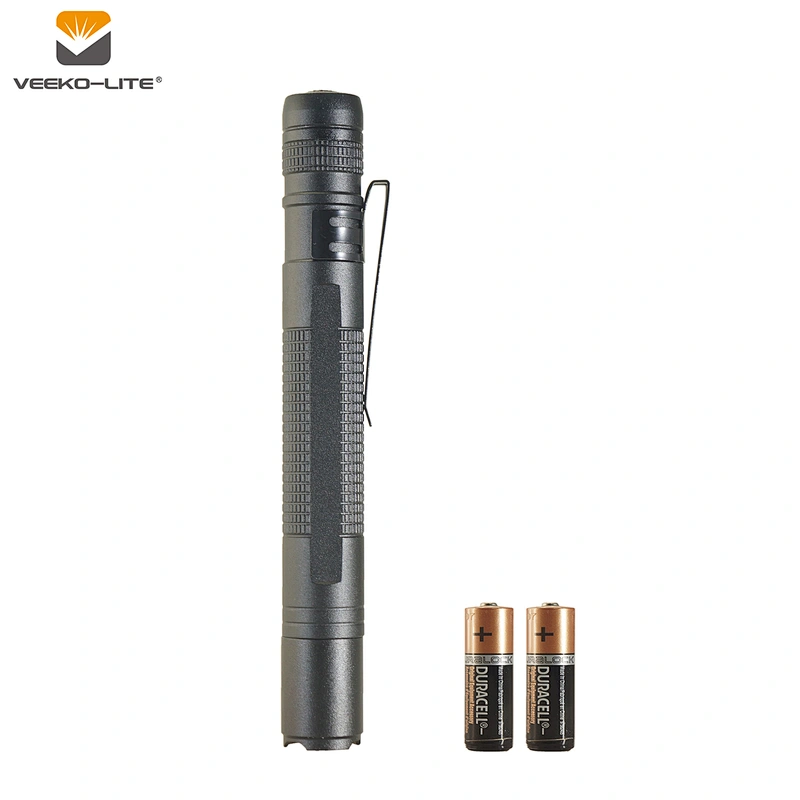 2018 New style Hot Selling Zoom Folus Switch Aluminium 2AA Battery torch light  LED Pen Flashlight