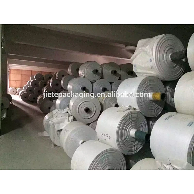 Customized cheap virgin white pp woven fabric tubular for industrial and construction use