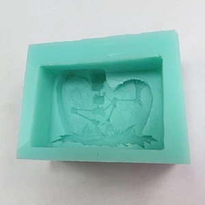 skeleton Silicone Soap Mold Halloween mold PRZY