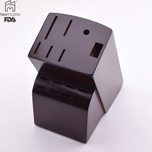 Wood universal knife blocks kitchen knife holder wholesale