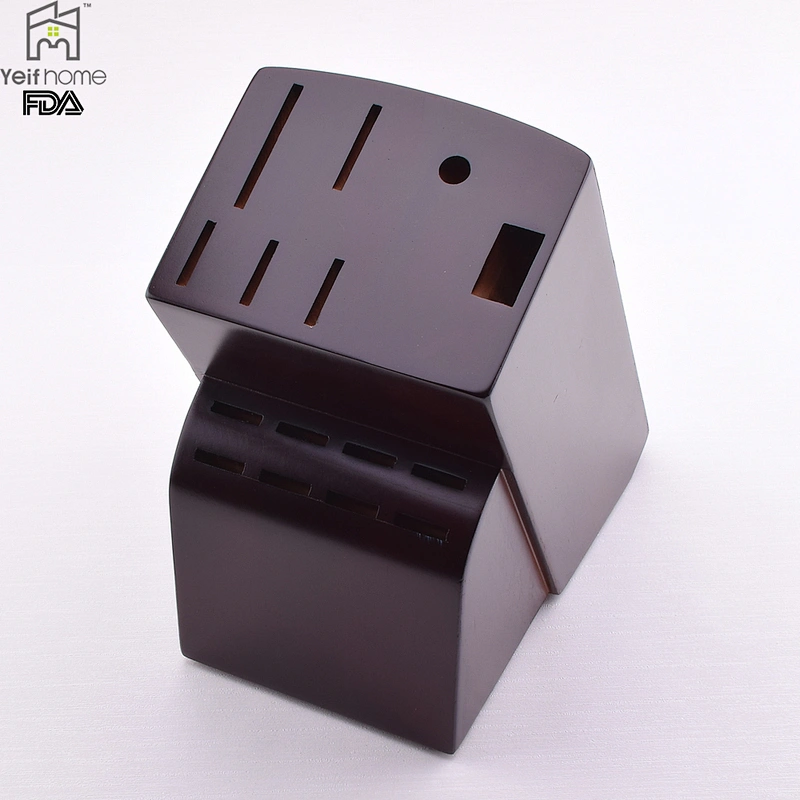 Wood universal knife blocks kitchen knife holder wholesale