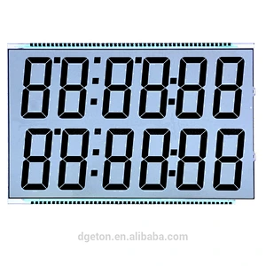 3 5 12 20 22 digits 7 segment lcd display screen OEM factory