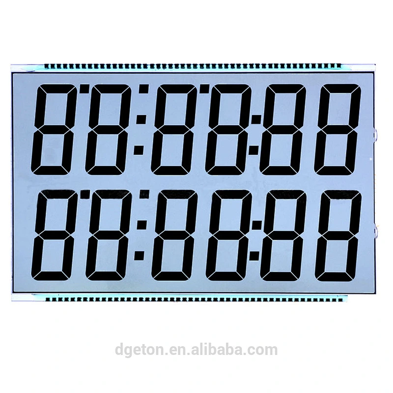 3 5 12 20 22 digits 7 segment lcd display screen OEM factory