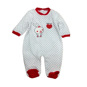 High density warm long sleeve romper jumpsuit bodysuit clothes kid jump suit wholesale