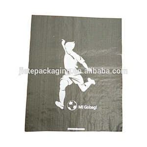 one side printing promotional drawstring sealing custom post bags