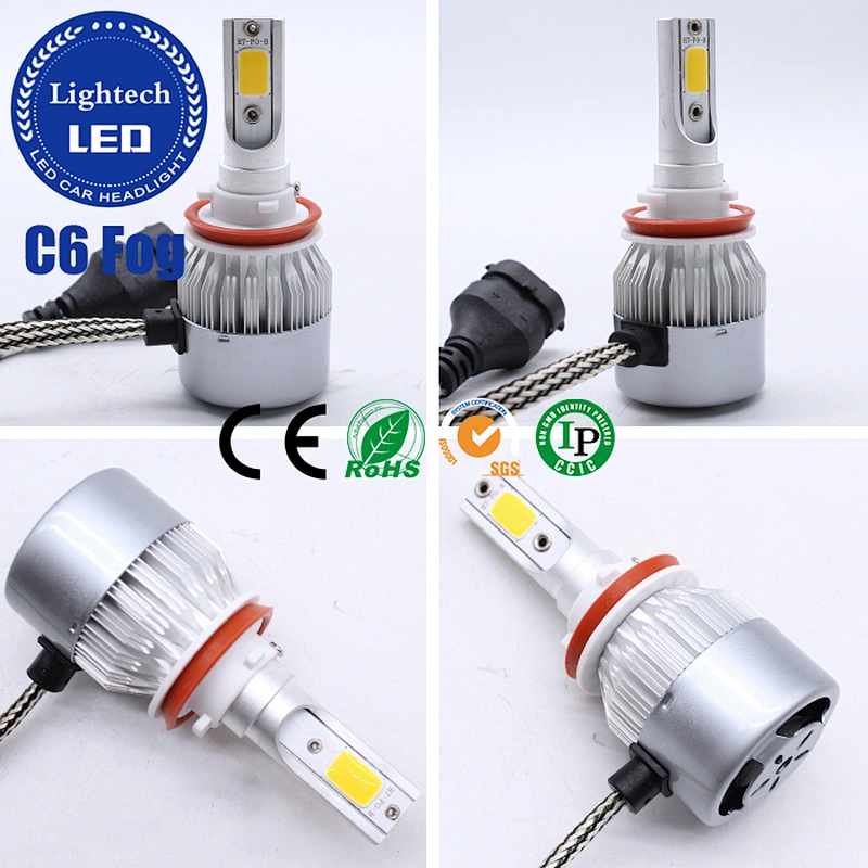 H11 Yellow Fog Lamp C6 Led Car Headlight Bombillos