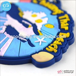 Promotional gifts wholesale keychain 3d plastic rubber keychain key ring