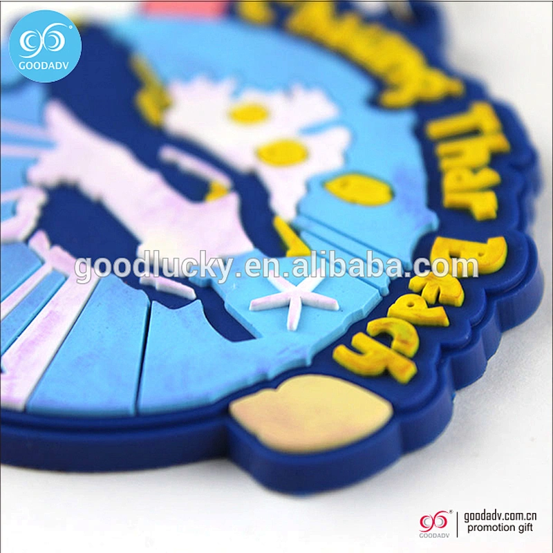 Promotional gifts wholesale keychain 3d plastic rubber keychain key ring