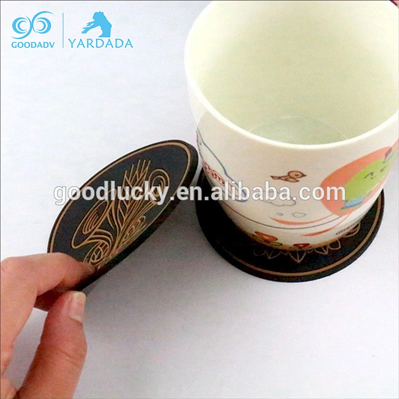 Promotional gits mdf hot pan coaster with cork backing