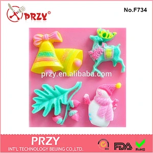 silicone fondant cake mold / Christmas molds cake decorating tools