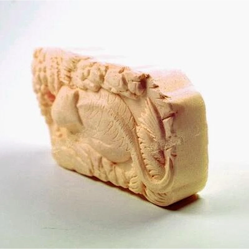 New arrival 2D dinosaur Craft Art DIY dragon Candle Molds mold Soap making silicone moulds
