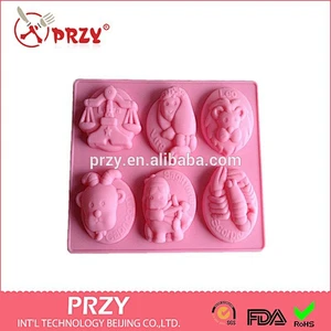 Zodiac 23 Silicone Soap Mold /Chocolate Mold