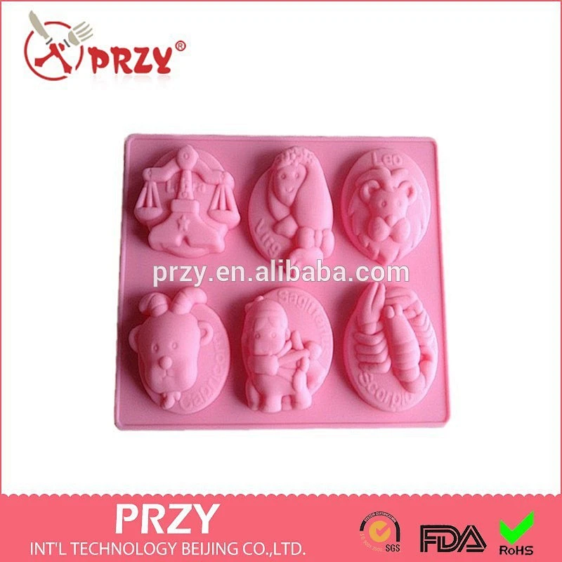 Zodiac 23 Silicone Soap Mold /Chocolate Mold