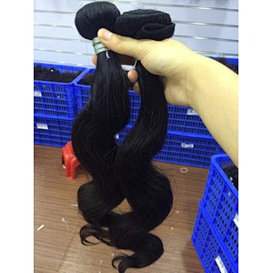 Factory Price uprocessed 100% natural Indian human hair weaving
