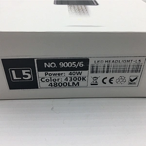 IP68 80w waterproof 4300K car accessories 40W 9005 9006 led headlight for car led headlamp