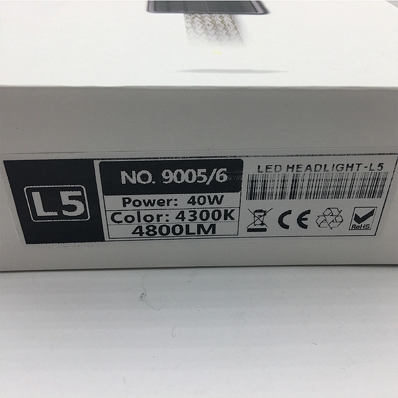 IP68 80w waterproof 4300K car accessories 40W 9005 9006 led headlight for car led headlamp