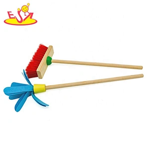 Best sale pretend play toys wooden kids cleaning set for wholesale W10D200