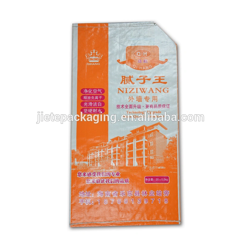 sand bag for tent, putty powder bag with valve port 20kg