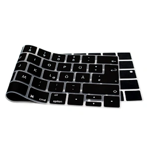 EU/US Version Silicone Keyboard Cover German keyboard protector for Macbook Pro Touch Bar  Keyboard Skin