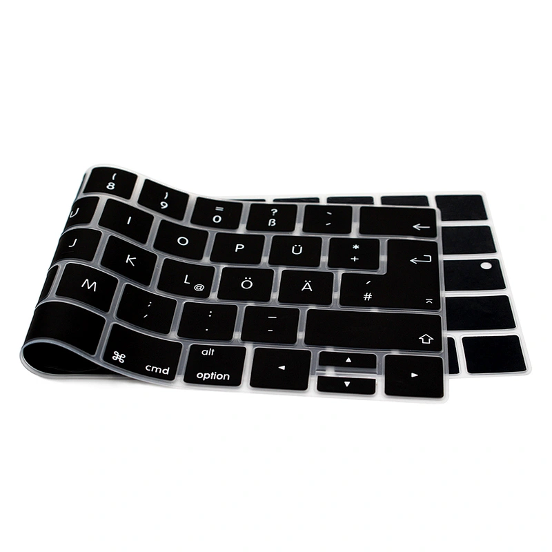 EU/US Version Silicone Keyboard Cover German keyboard protector for Macbook Pro Touch Bar  Keyboard Skin