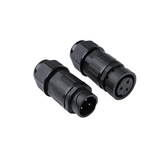 IP68 Waterproof M16 Connector Male to Female Connector 2pin 3pin for outdoor LED Lighting