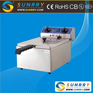 High Quality Electric Table Top Single Tank Commercial Deep Fryer with Temperature Limiter