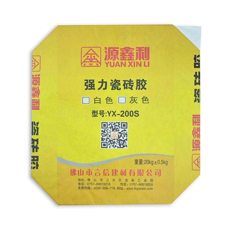 Wholesale 20kg kraft paper valve bag for cement and wall putty