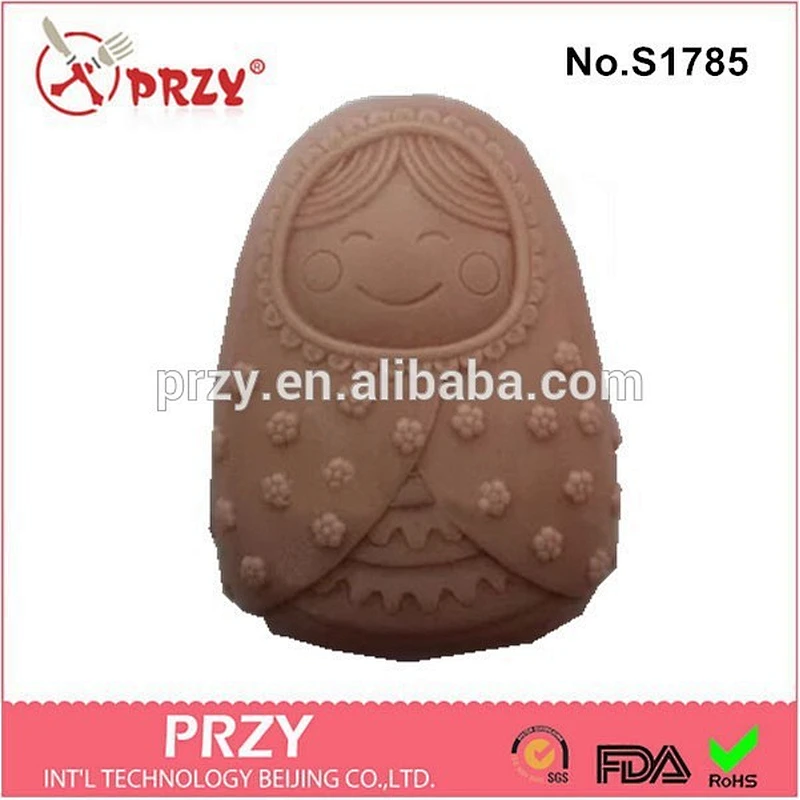 Handmade Silicone Baby Doll Mold For Soap