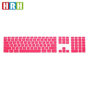 Numeric keypad skin silicone keyboard cover for imac G6 US silicone cover for keyboard for imac