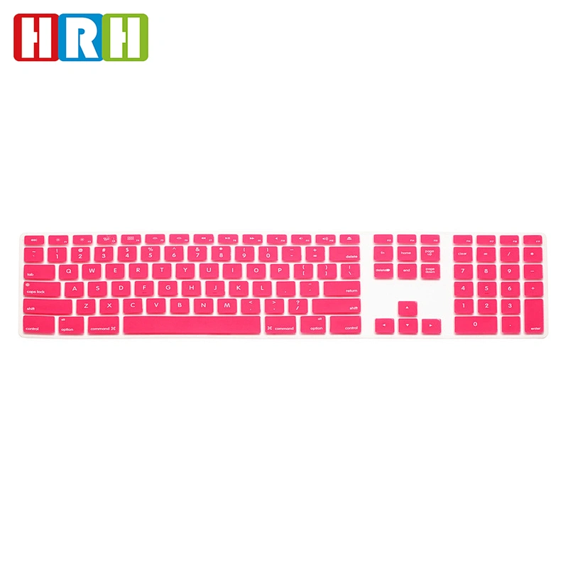 Numeric keypad skin silicone keyboard cover for imac G6 US silicone cover for keyboard for imac