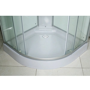 China Ready Made Bathroom Sector Glass Sliding Toilet Shower Room