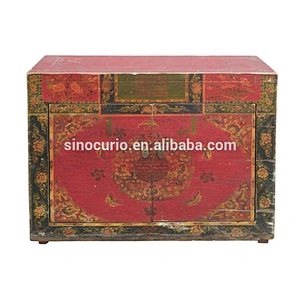 wholesale antique furniture chinese vintage antique original painted storage cabinets