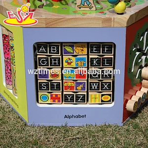 2018 Großhandel Baby Holz Abakus Perlen lustige Kinder Holz Abakus Perlen Verkauf Kinder Holz Abakus Perlen W12D047